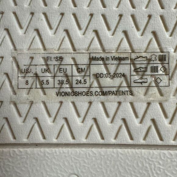 Vionic Elise Leather Orthotic Supportive Lace-Up Sneaker Women’s Size 8 NEW - Picture 13 of 14